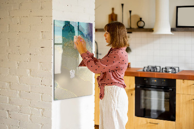 Schreib magnettafel Eine stylische Tafel für Notizen und Fotos