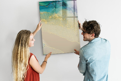 Schreib magnettafel Eine stylische Tafel für Notizen und Fotos