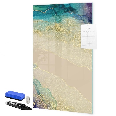 Schreib magnettafel Eine stylische Tafel für Notizen und Fotos