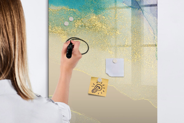 Schreib magnettafel Eine stylische Tafel für Notizen und Fotos
