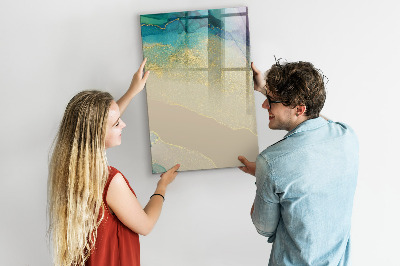 Schreib magnettafel Eine stylische Tafel für Notizen und Fotos
