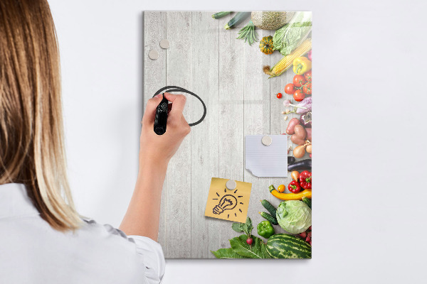 Magnettafel zum schreiben Kreative Pinnwand für Notizen und Fotos