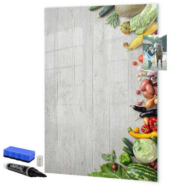 Magnettafel zum schreiben Kreative Pinnwand für Notizen und Fotos