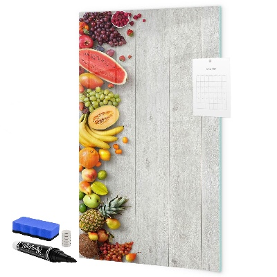 Schreib magnettafel Kreatives Obstbrett mit Fotos