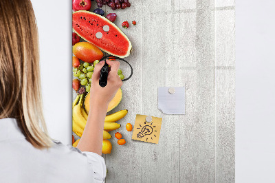 Schreib magnettafel Kreatives Obstbrett mit Fotos