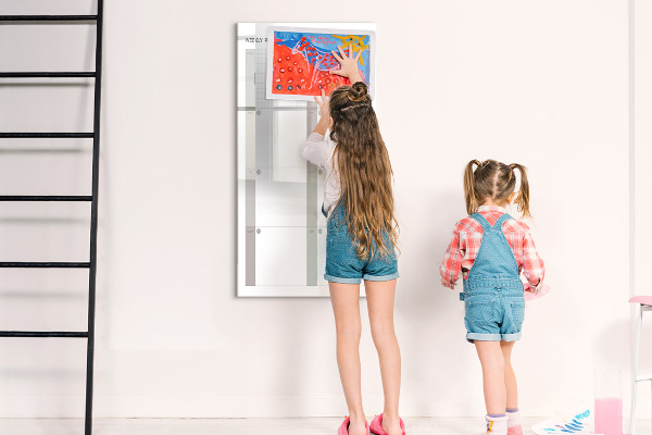 Magnettafel zum schreiben Wochenplan mit Platz für Fotos