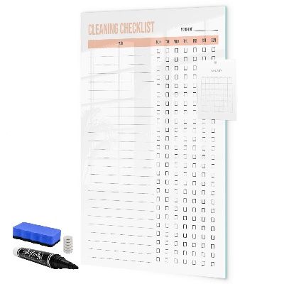 Schreib magnettafel Monatliche Reinigungsliste