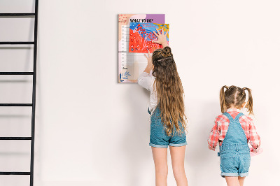Schreib magnettafel Planer mit Platz für Fotos