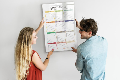 Schreib magnettafel Einkaufsliste mit Platz für Fotos