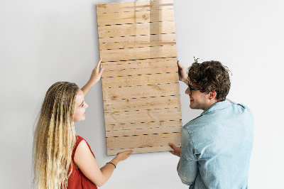 Magnettafel zum schreiben Notiztafel auf Holzgrund