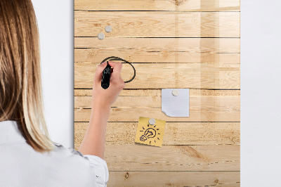 Magnettafel zum schreiben Notiztafel auf Holzgrund