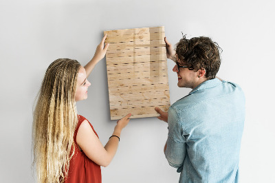 Magnettafel zum schreiben Notiztafel auf Holzgrund