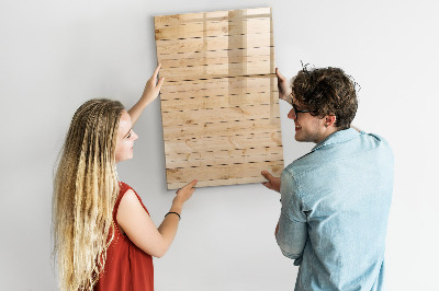 Magnettafel zum schreiben Notiztafel auf Holzgrund