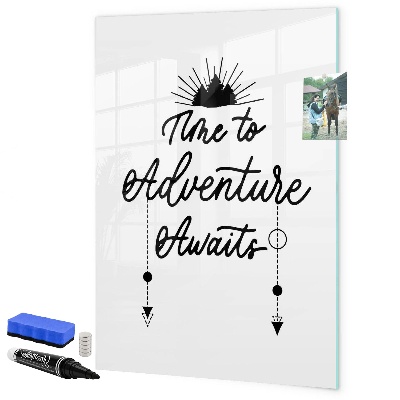 Magnettafel zum schreiben Ein kreativer Raum für Erinnerungen und Fotos