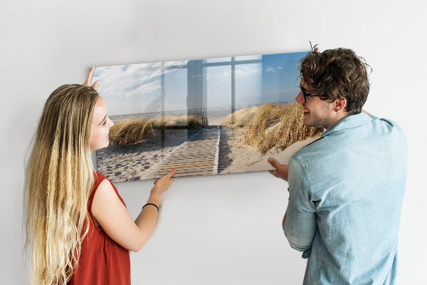 Magnettafel zum schreiben Strand, Erinnerungen und Kreativität in Fotos