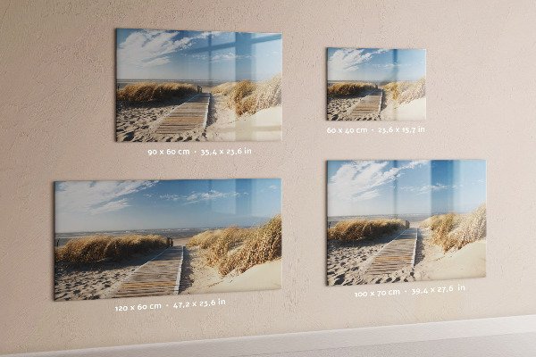 Magnettafel zum schreiben Strand, Erinnerungen und Kreativität in Fotos