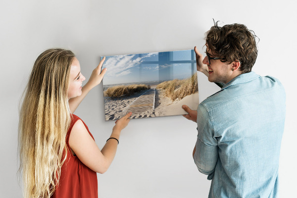 Magnettafel zum schreiben Strand, Erinnerungen und Kreativität in Fotos