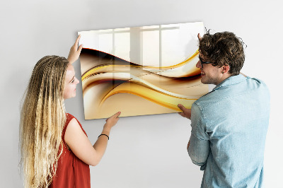 Magnettafel zum schreiben Ein moderner Raum zur Präsentation von Fotos