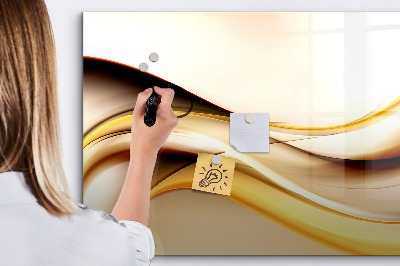 Magnettafel zum schreiben Ein moderner Raum zur Präsentation von Fotos