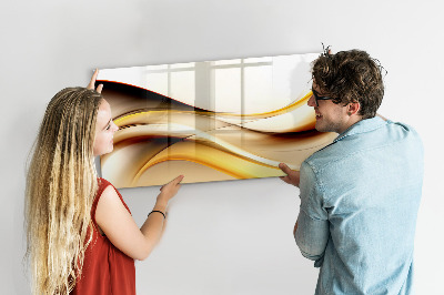 Magnettafel zum schreiben Ein moderner Raum zur Präsentation von Fotos