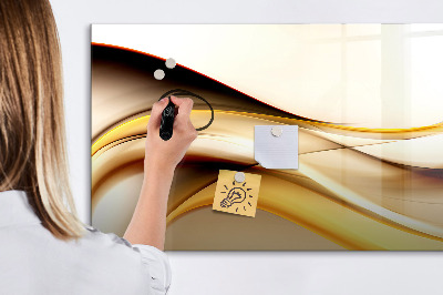 Magnettafel zum schreiben Ein moderner Raum zur Präsentation von Fotos