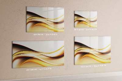 Magnettafel zum schreiben Ein moderner Raum zur Präsentation von Fotos