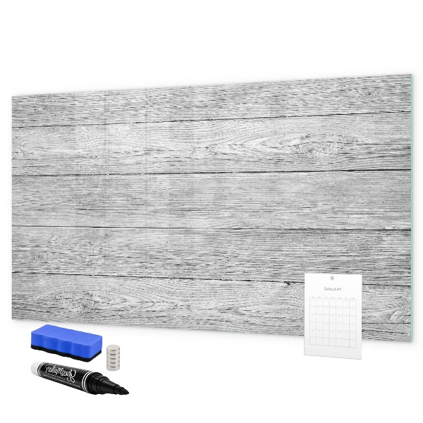 Magnettafel zum schreiben Stilvolle Pinnwand für Fotos und Notizen