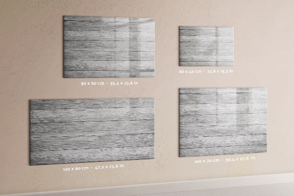 Magnettafel zum schreiben Stilvolle Pinnwand für Fotos und Notizen