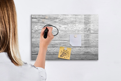 Magnettafel zum schreiben Stilvolle Pinnwand für Fotos und Notizen