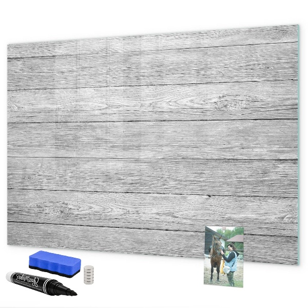 Magnettafel zum schreiben Stilvolle Pinnwand für Fotos und Notizen