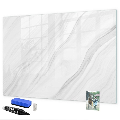 Schreib magnettafel Eine Tafel zur Präsentation von Erinnerungen und Fotos