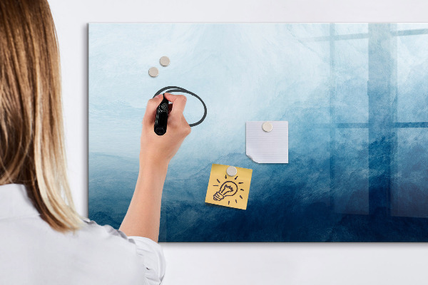 Magnettafel zum schreiben Ein Platz für kreative Erinnerungen und Notizen