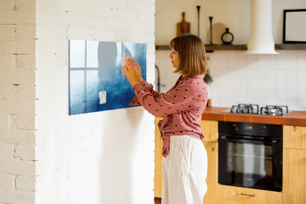 Magnettafel zum schreiben Ein Platz für kreative Erinnerungen und Notizen