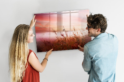 Schreib magnettafel Ein kreativer Raum zur Präsentation von Fotos