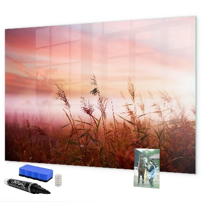 Schreib magnettafel Ein kreativer Raum zur Präsentation von Fotos