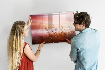 Schreib magnettafel Ein kreativer Raum zur Präsentation von Fotos