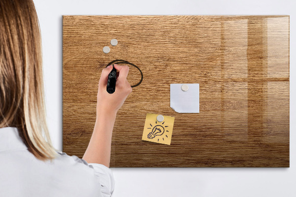 Schreib magnettafel Memotafel mit Magneten und Fotos