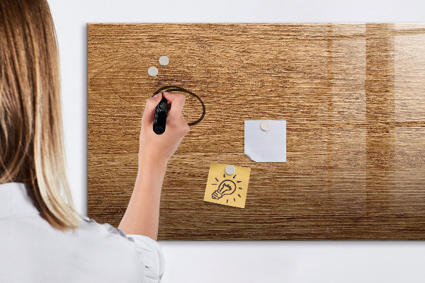 Schreib magnettafel Memotafel mit Magneten und Fotos