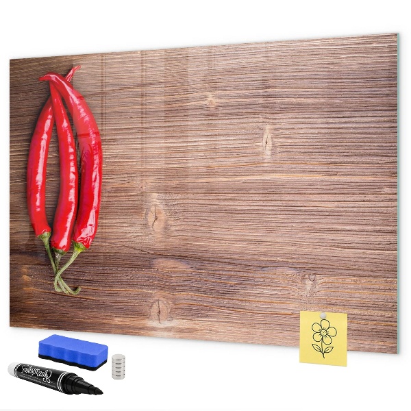 Magnettafel zum schreiben Eine praktische Tafel für Notizen und Fotos