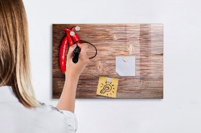 Magnettafel zum schreiben Eine praktische Tafel für Notizen und Fotos