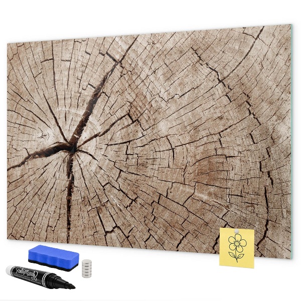 Schreib magnettafel Natürliches Design mit Platz für Fotos