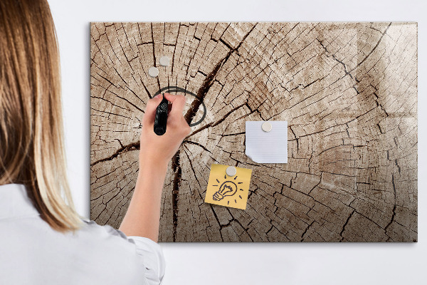 Schreib magnettafel Natürliches Design mit Platz für Fotos