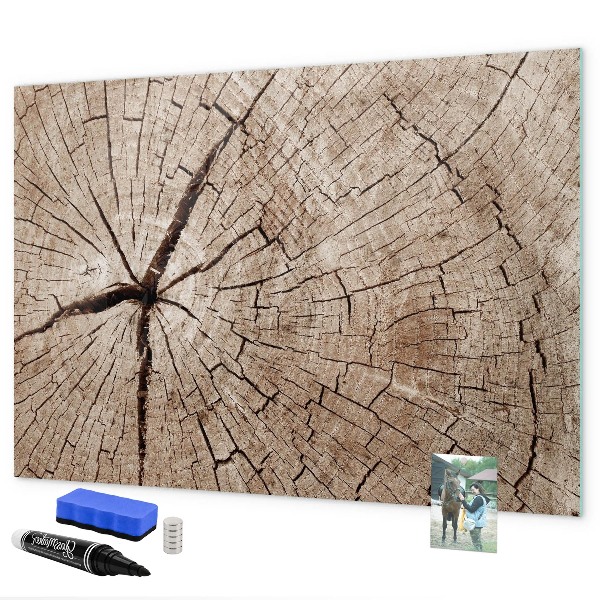 Schreib magnettafel Natürliches Design mit Platz für Fotos