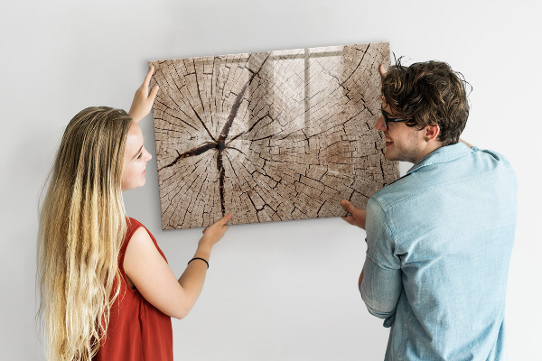 Schreib magnettafel Natürliches Design mit Platz für Fotos