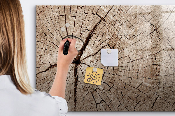 Schreib magnettafel Natürliches Design mit Platz für Fotos