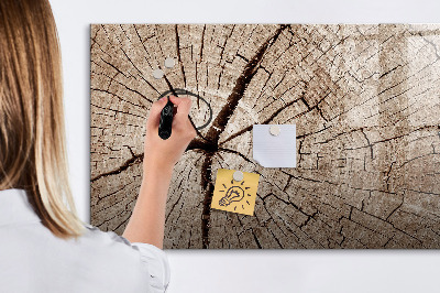 Schreib magnettafel Natürliches Design mit Platz für Fotos