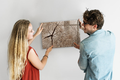 Schreib magnettafel Natürliches Design mit Platz für Fotos