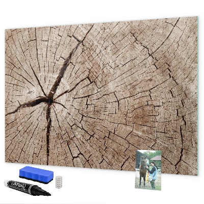 Schreib magnettafel Natürliches Design mit Platz für Fotos