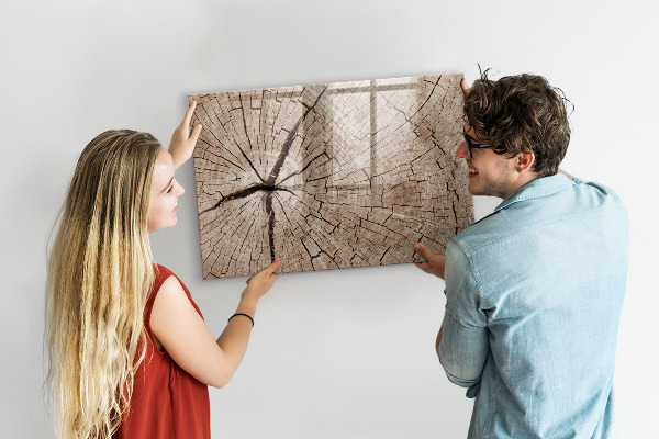 Schreib magnettafel Natürliches Design mit Platz für Fotos
