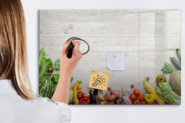 Magnettafel zum schreiben Ein kreativer Raum für Erinnerungen und Fotos